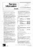 Philips N 4414 • Service information, modifications en production