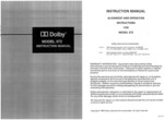 Dolby 372 • Mode d'emploi (avec schémas)