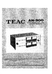 Teac AN-300 Dolby Noise Reduction Unit • Manuel de service