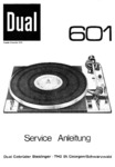 Dual  CS 601 Manuel de service
