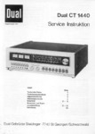 Dual  CT 1240 Manuel de service