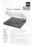 Dual CS 506 Manuel de service