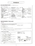 Panasonic SG D 15 L  Instructions de réglage (français)