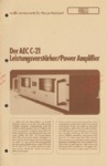 A.E.C. C-21 • Extrait de catalogue avec fiche technique