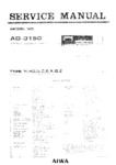 Aiwa AD-3150 • Manuel de service