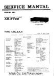 Aiwa AD-3700 • Manuel de service