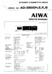 Aiwa AD-3800 • Manuel de service