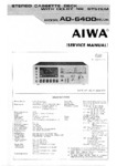 Aiwa AD-6400 • Manuel de service