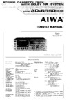 Aiwa AD-6550 • Manuel de service