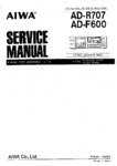 Aiwa AD-R707 et AD-F600 • Manuel de service