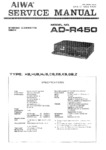 Aiwa AD-R450 • Manuel de service