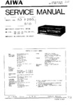 Aiwa AD-F260 (S 10) • Manuel de service