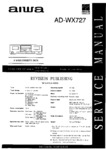 Aiwa AD-WX727 • Manuel de service