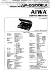 Aiwa AF-5300E • Manuel de service