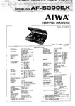 Aiwa  AF-5300K  Manuel de service