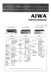 Aiwa ST-R22, SA-C22, SA-P22  Manuel de service