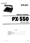 Teac PX-550 • Manuel de service