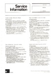 Philips 22 RH 831 • Notes de service, évolutions modifications (1976)