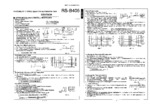 Technics  RS-B405 Instructions de réglage en français