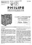 Philips 720 A, 730 A, 770 A Manuel de service (néerlandais)