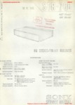 Sony  STR-700  Manuel de service