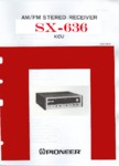 Pioneer SX-636 • Manuel de service