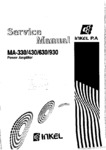 Inkel MA-330, MA-430, MA-630 et MA-930 • Manuel de service