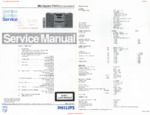 Philips FW41 Mini system Manuel de Service