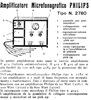 Philips 2780 Extrait du catalogue italien Prodotti Philips 1931