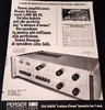 Perser 1060 Amplificateurs Série 1000 Publicité italienne 1976