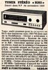 Voxson R 203 • Publicité - Radio Plans 1970