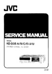 JVC  KD-35 Manuel de service