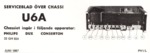 Philips 22 GH 924 Châssis U6A Manuel de service