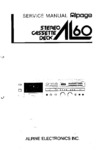 Alpine - Alpage AL-60 • Manuel de service