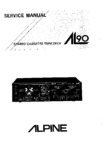 Alpine AL-90 • Manuel de service