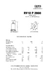 RV12P2000 caractéristiques