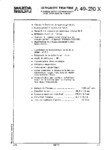 A49-210X Caractéristiques