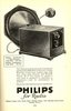 Philips 2515 et 2016 Publicité - Annuaire BBC 1930