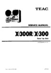 Teac X-300 R et X-300 • Manuel de service