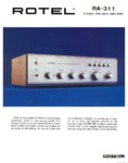 Rotel RA-311 • Fiche technique