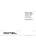 Rotel RX-400A • Manuel de service