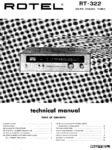 Rotel RT-322 • Manuel de service
