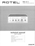 Rotel RA-211 • Manuel de service