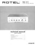 Rotel RA-311 • Manuel de service