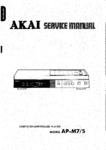 Akaï  AP-M7/S Manuel de service