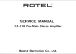 Rotel RA-310 • Manuel de service