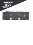 Bose 1800 Series Two • Manuel de service