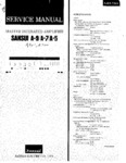 Sansui A-5, A-7, A-9 Manuel de service