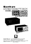 Sankyo STD-1700 Manuel de service