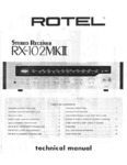 Rotel RX-102 MK II • Manuel de service